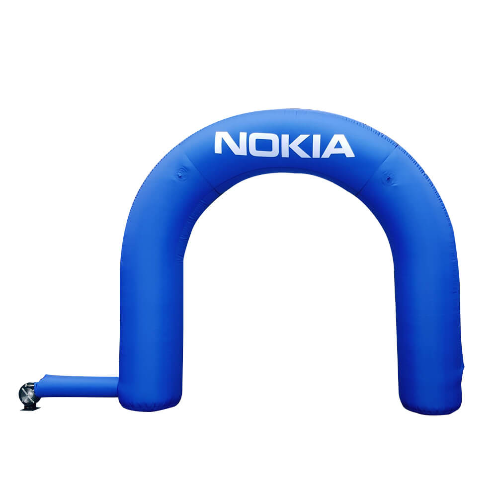 Blue semicircle Advertising promotion Inflatable Arches with LED Light 1