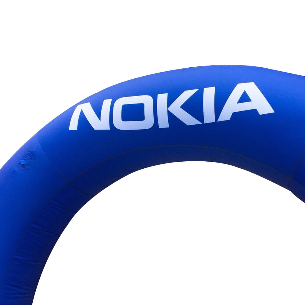 Blue semicircle Advertising promotion Inflatable Arches with LED Light 2