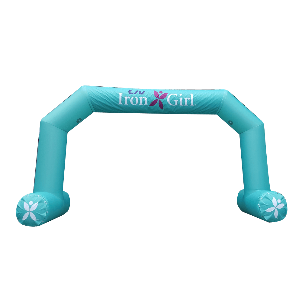 Octagonal sport marathon Road running event Inflatable Entrance tart And Finish Line Balloon Arch 2