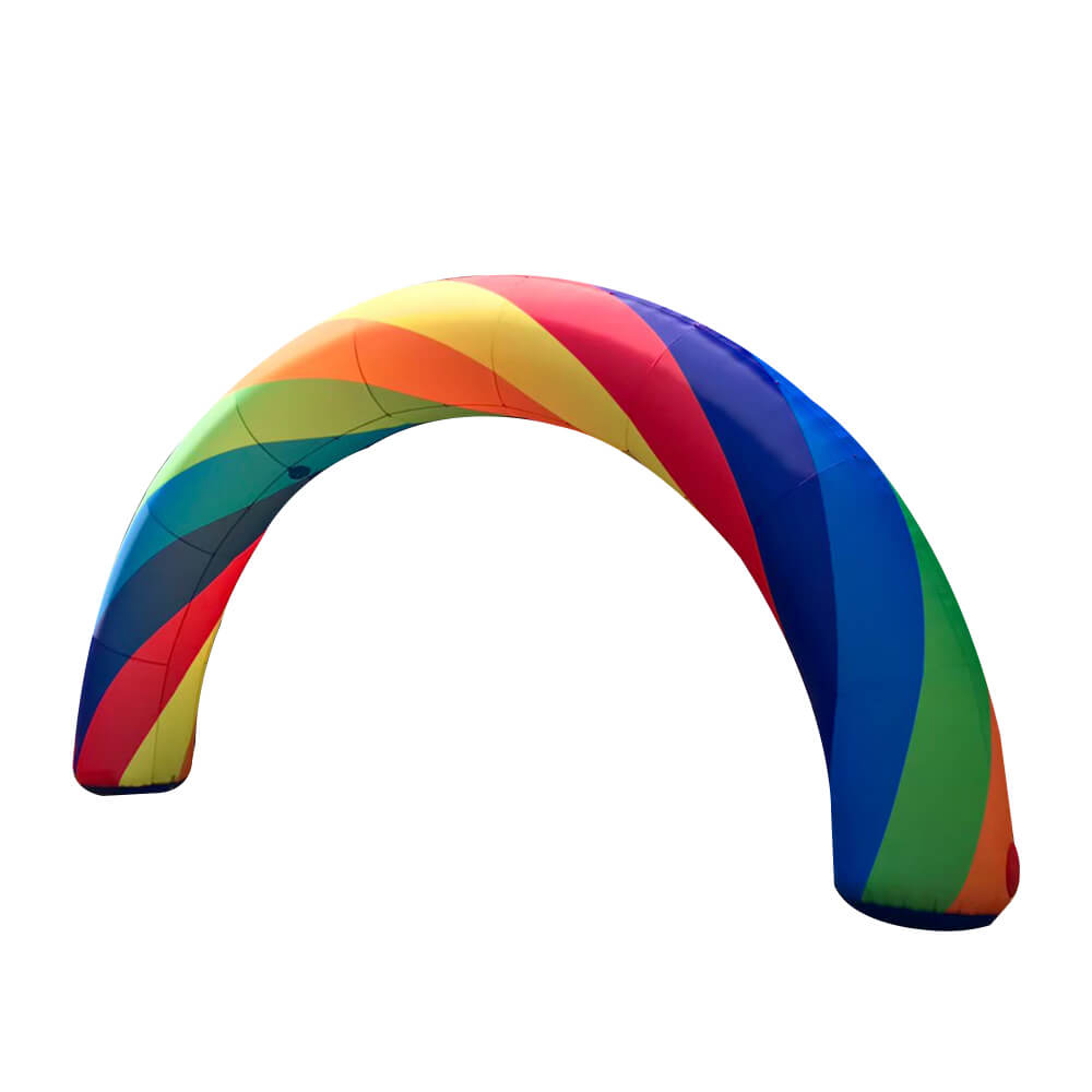rainbow inflatable arch Customized Semicircular Advertising Outdoor inflatable rainbow arch 1