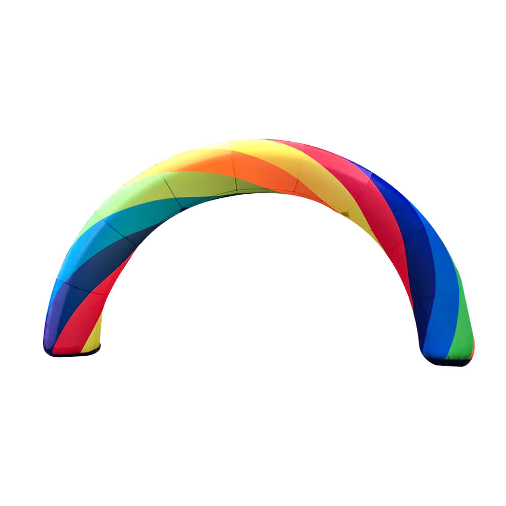 rainbow inflatable arch Customized Semicircular Advertising Outdoor inflatable rainbow arch 2