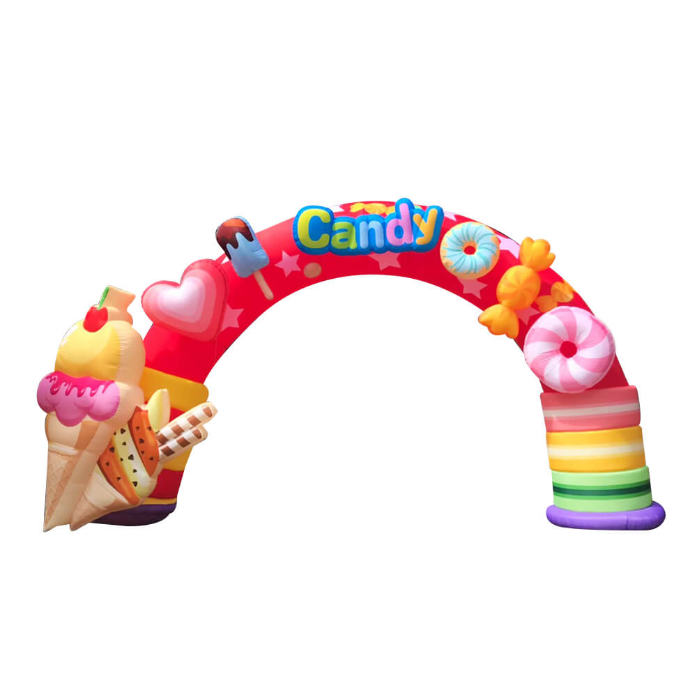 Exhibition event promotion Customized Advertising Inflatable door wedding arch with light 1