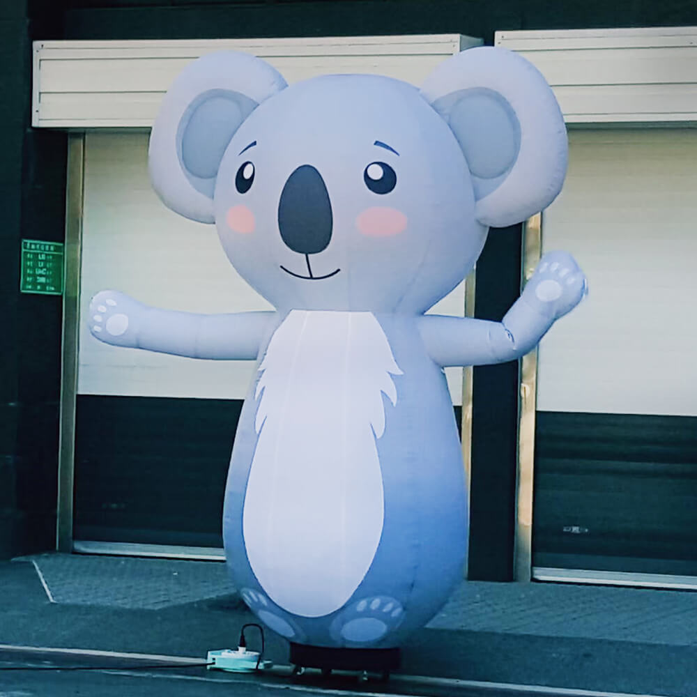 Koala Cartoon modeling animal Customized Outdoor Advertising Inflatable Air Sky wave Dancer with blower 1
