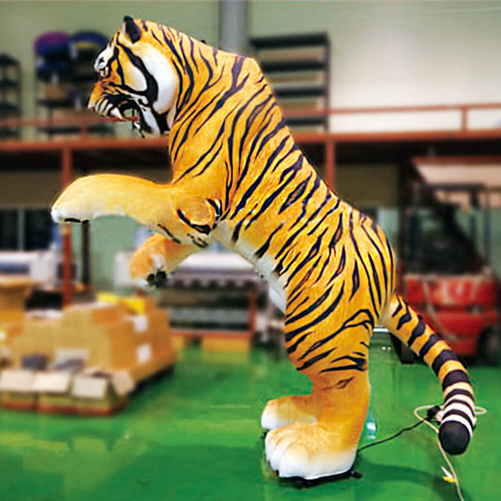 Funny Mascot Made Custom Shapes Logo Tiger Inflatable Advertising Cartoon balloon 2
