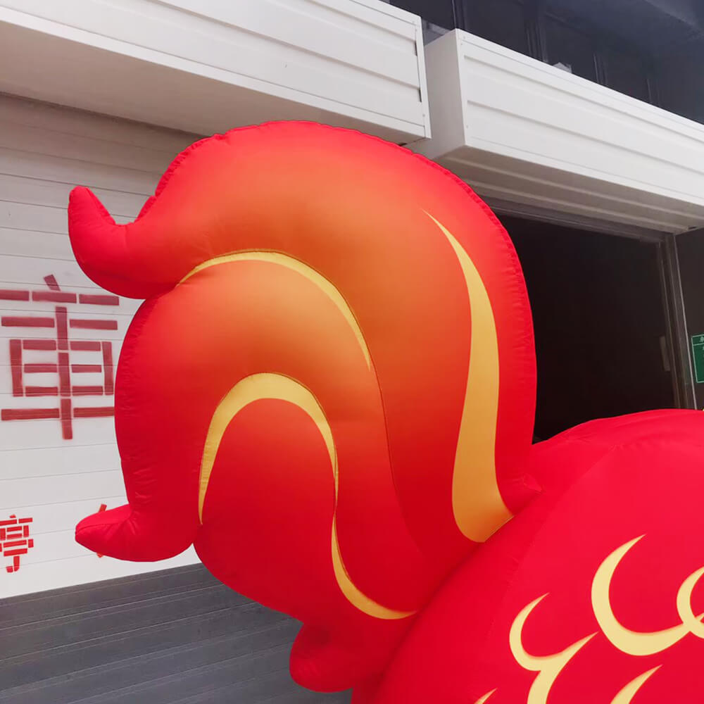 Custom Mascot Made Animal Chicken Inflatable Advertising Cartoon balloon 2