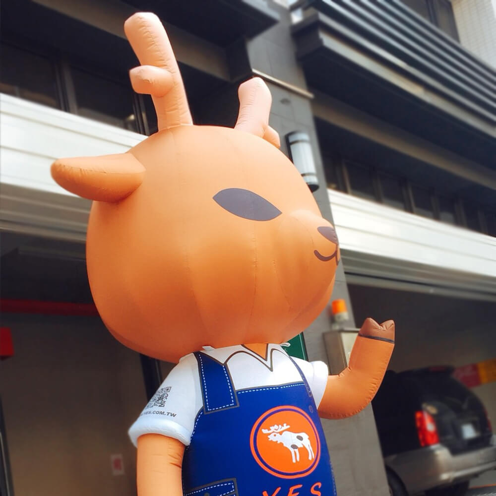 Custom Mascot Made Animal Deer Inflatable Advertising Cartoon balloon 2
