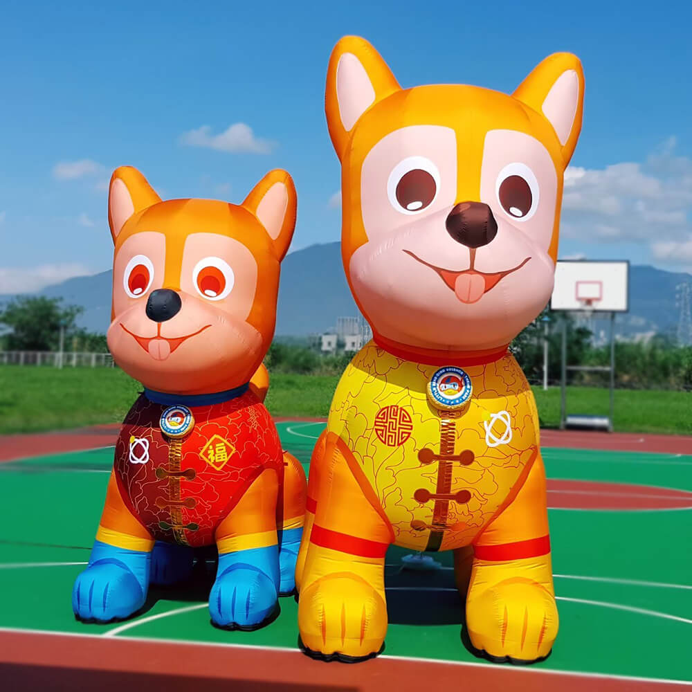 Custom Mascot Made Lantern Festival Animal Dog Inflatable Advertising Cartoon balloon 1