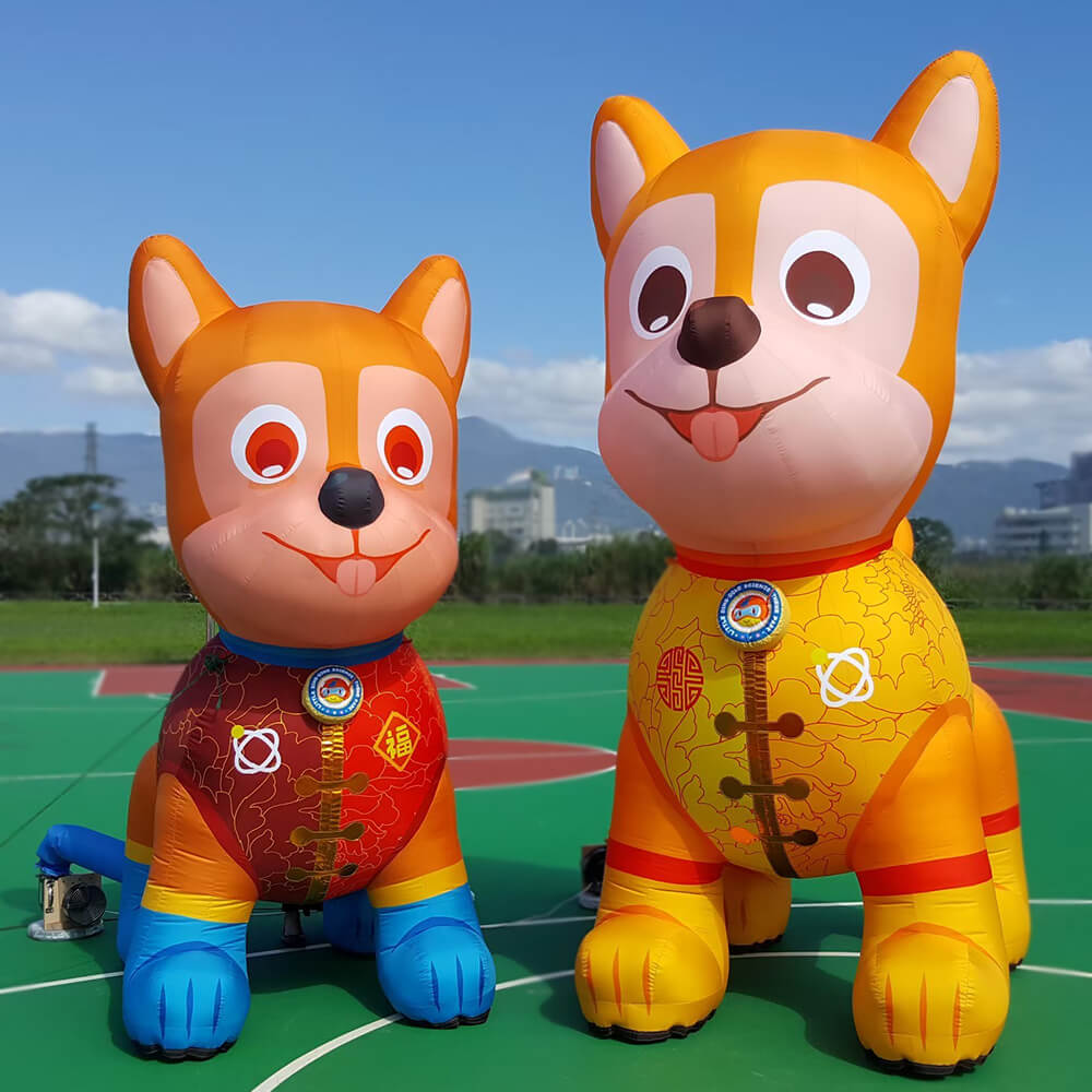 Custom Mascot Made Lantern Festival Animal Dog Inflatable Advertising Cartoon balloon 2