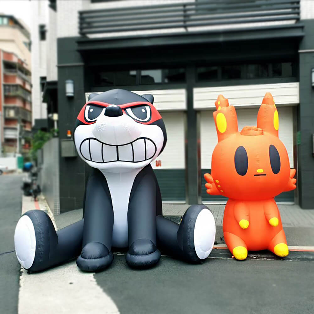 Custom Mascot Made Cat Dog Inflatable Advertising Cartoon balloon 2