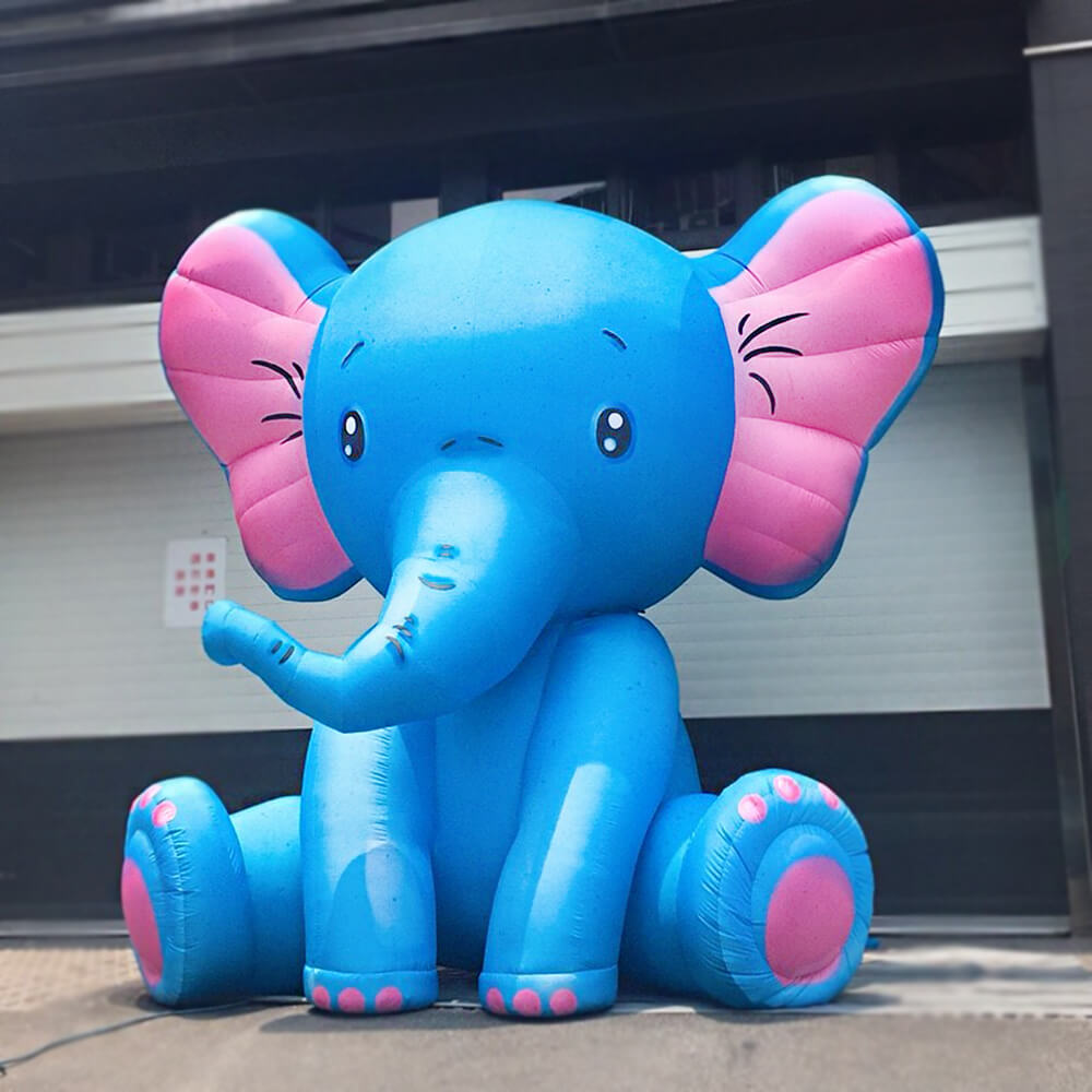 Custom Mascot Made Animal Elephant Inflatable Advertising Cartoon balloon 1