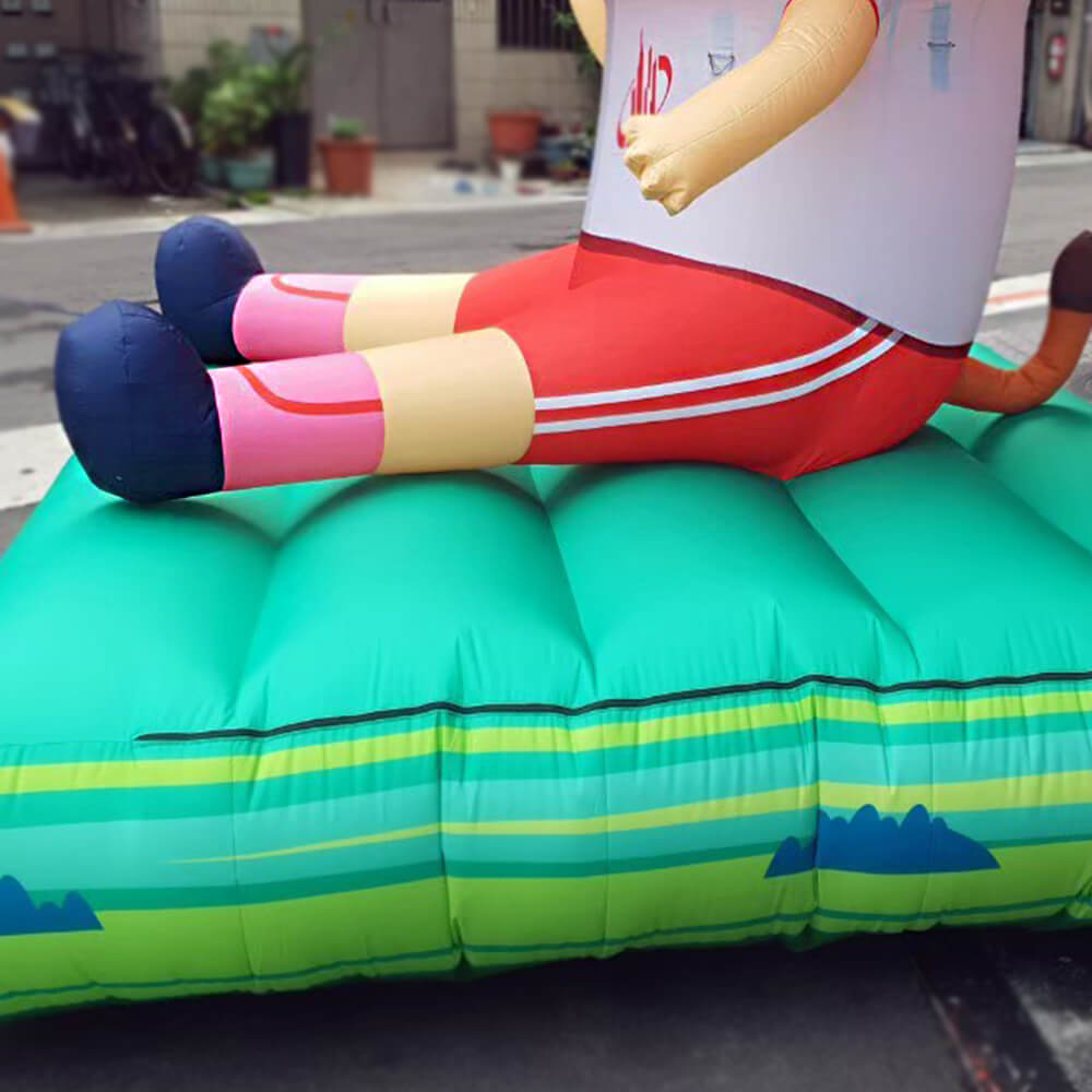 Custom Mascot Made Cartoon Lion Inflatable Advertising balloon 2