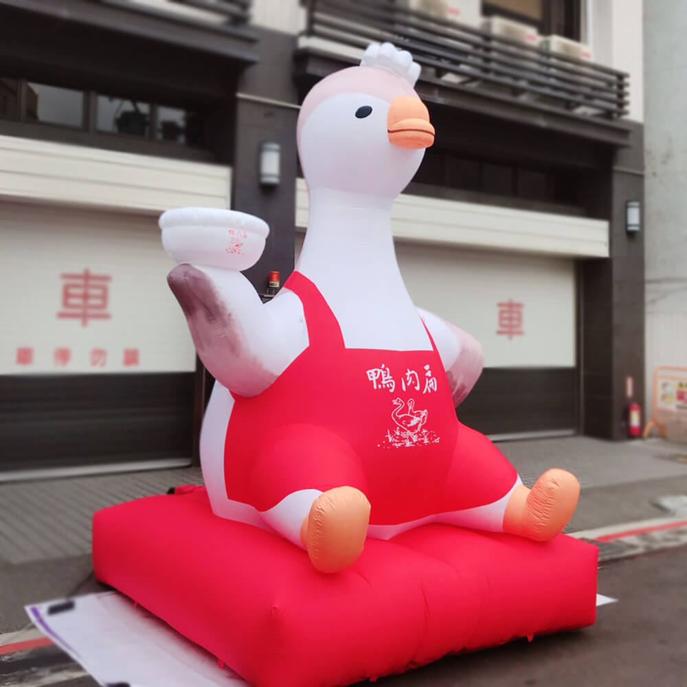 Custom Mascot Made Animal Duck Inflatable Advertising Cartoon balloon 2