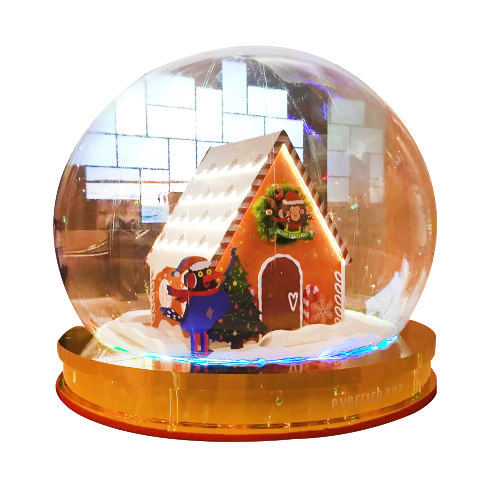 Transparent Crystal ball style air sealed advertising inflatable customized inflatable model balloon 1